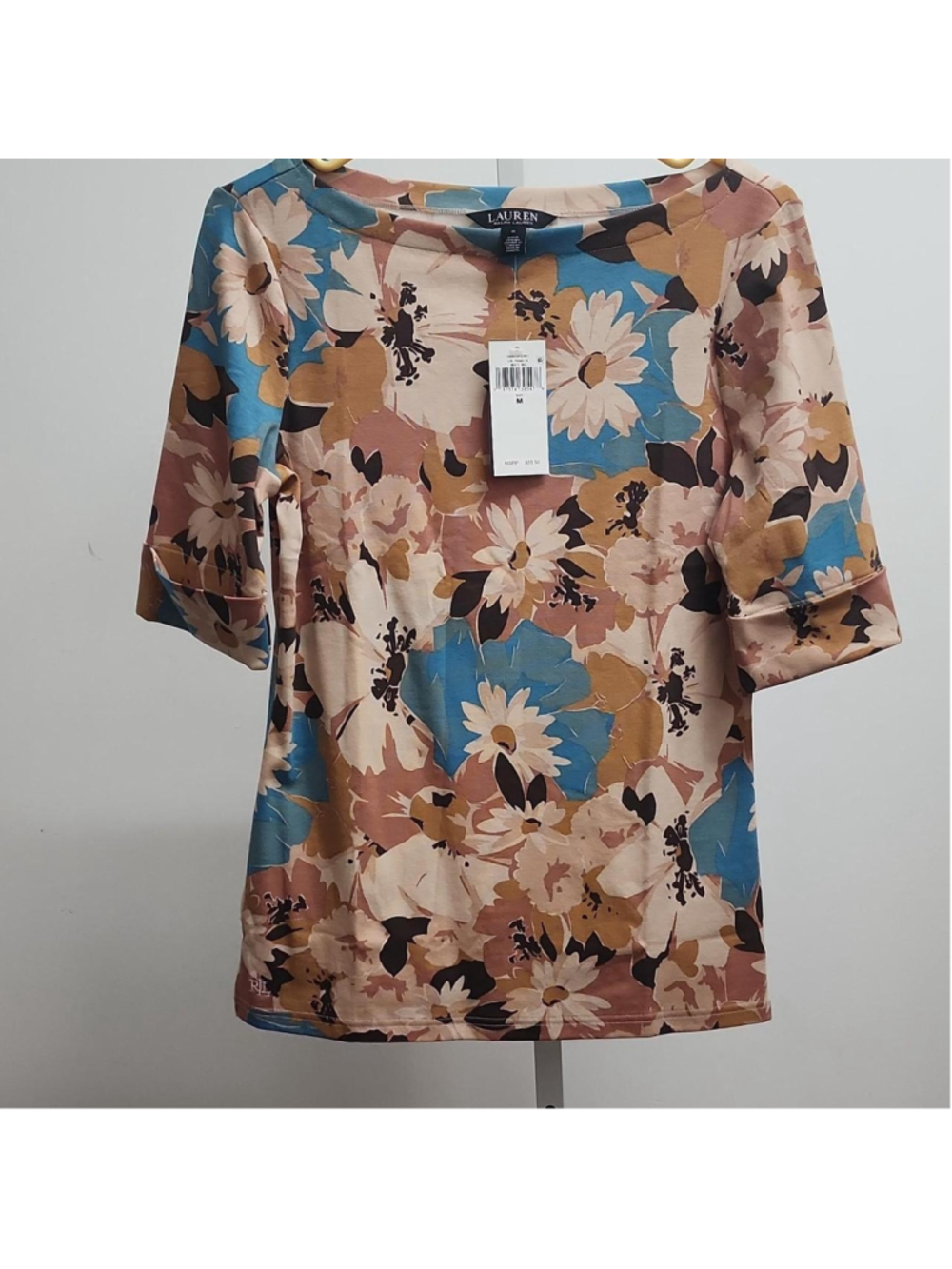 Ralph Lauren blue blouse size M #preppy #workwear - Picture 2 of 7